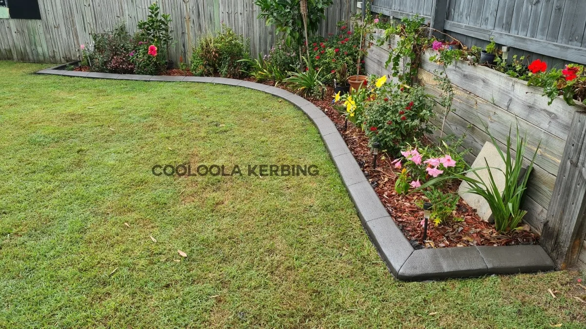 Original Cooloola Kerbing Facebook project photograph showing concrete edging or resurfacing