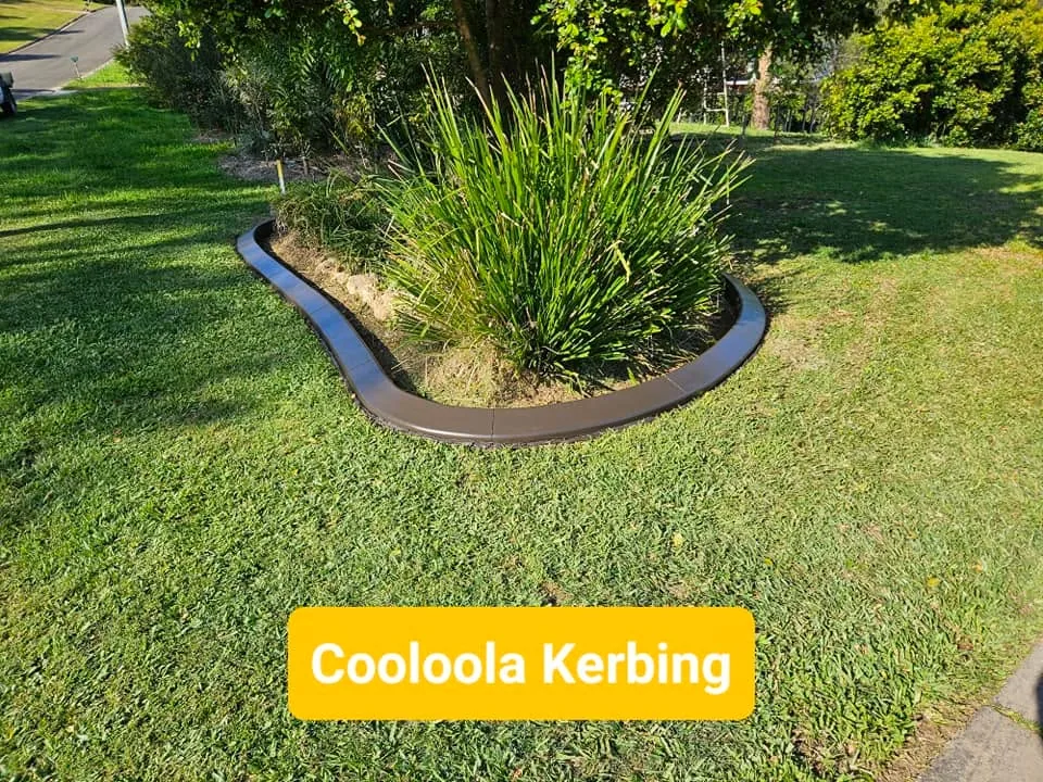 Original Cooloola Kerbing Facebook project photograph showing concrete edging or resurfacing