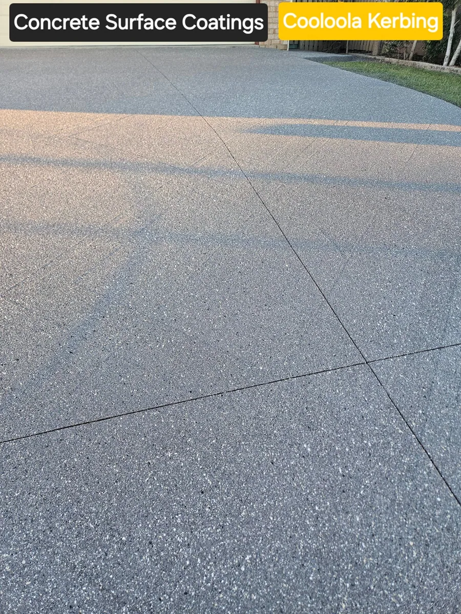Original textured concrete surface with decorative joint lines
